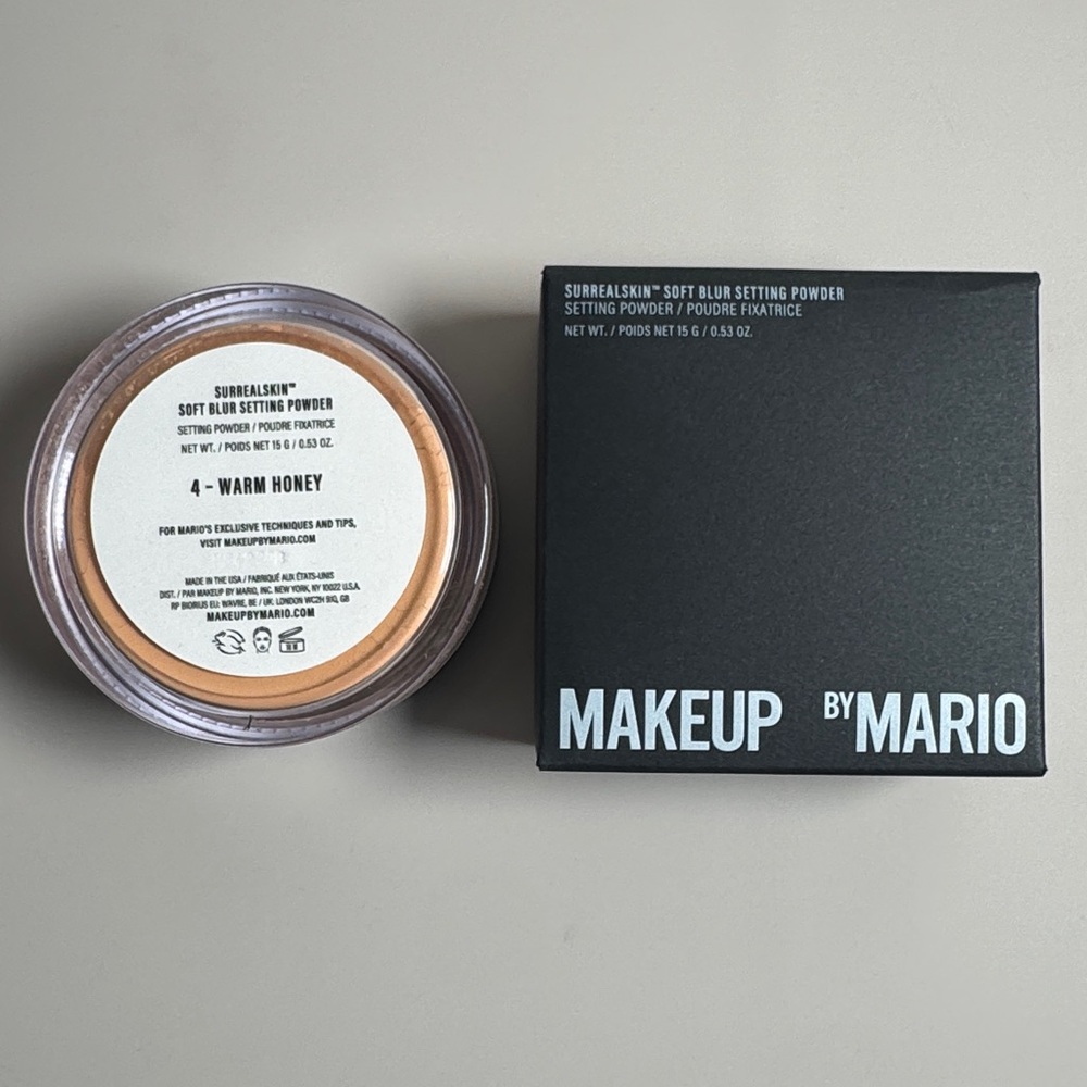 MAKEUP BY MARIO SurrealSkin Soft Blur Setting Powder in "Warm Honey" NEW IN BOX